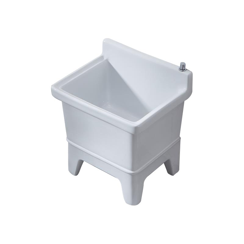 阳台陶瓷拖把池家用m高脚落地式室外长方形洗拖布池卫生间地盆大