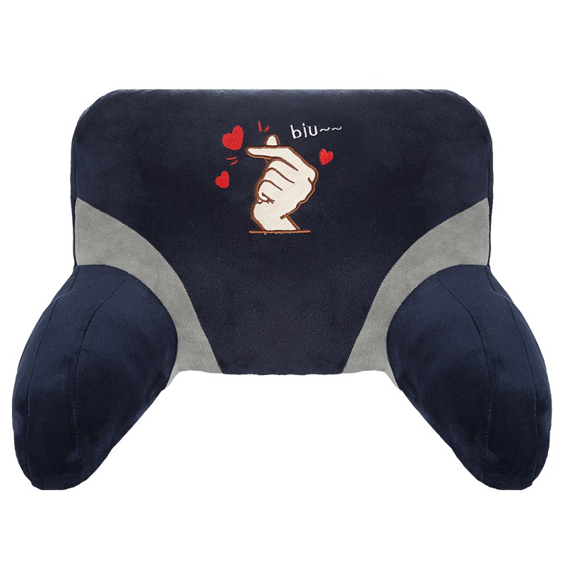 办公室沙发座椅子护腰靠背u腰垫卡通抱枕床头靠枕靠垫腰枕汽车枕