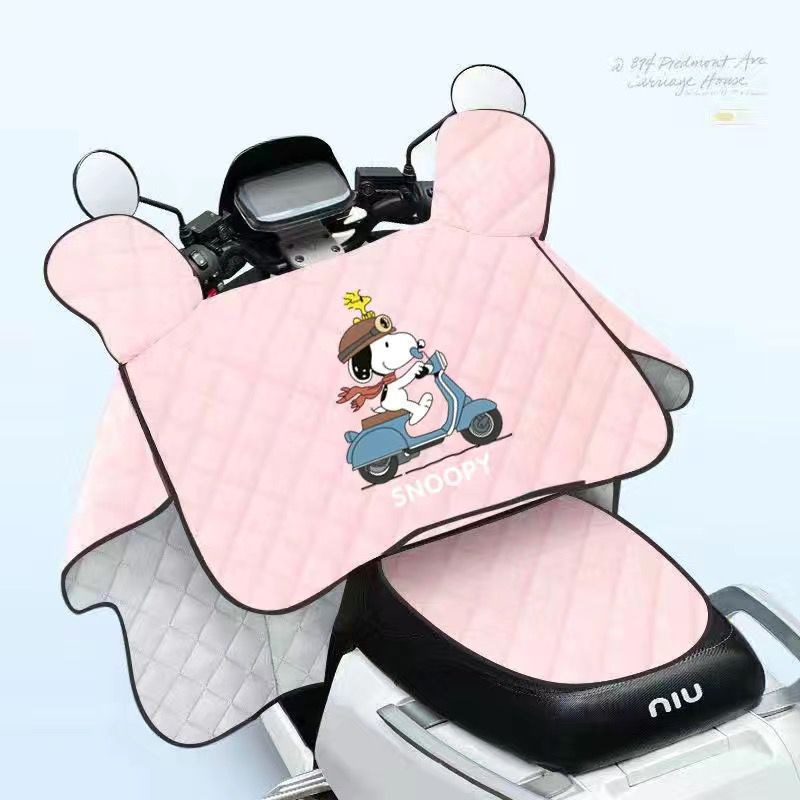 挡风被电动车夏季防晒q罩防风防水带坐垫电瓶车三轮车挡风罩春秋