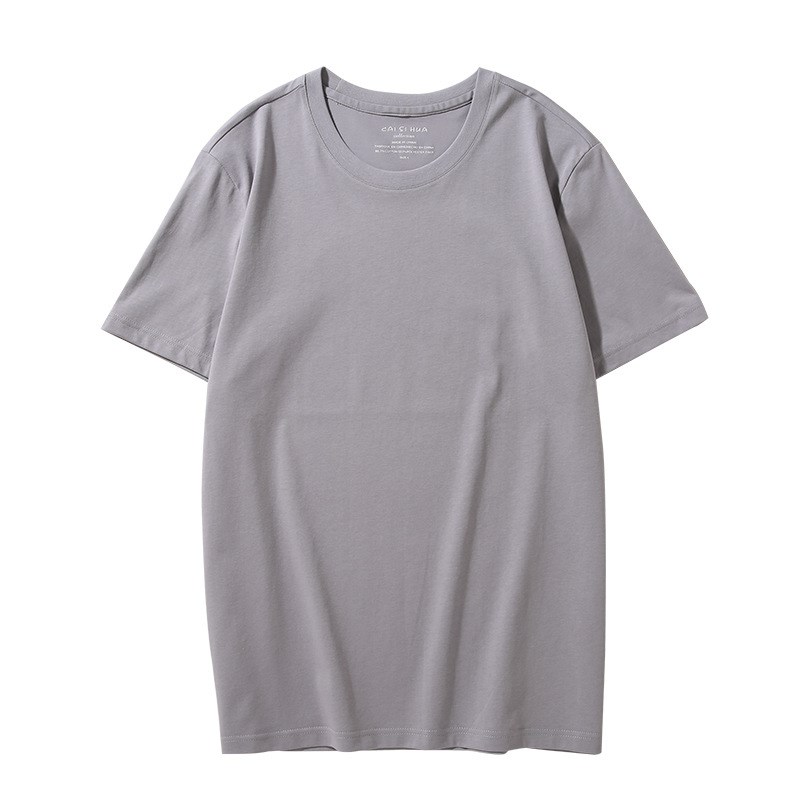 200G50支双纱冰丝短袖T恤夏季男女薄款清凉冰感T透气半袖图案印制