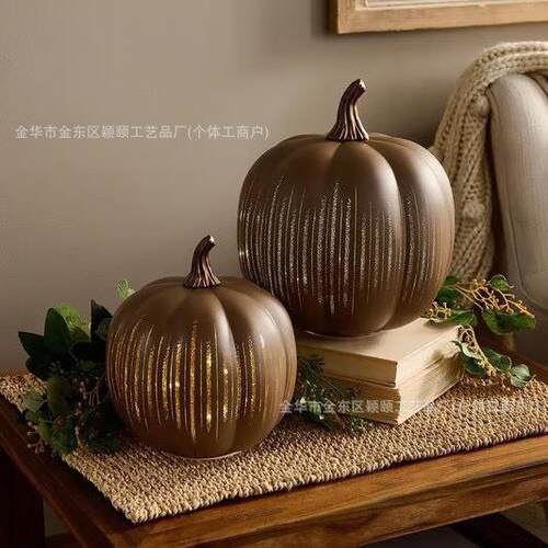 跨境新款Starry Night Pumpkins, winkle LED Light Pumpkins