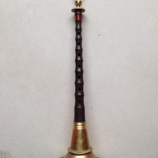 高档黑檀唢呐 实心唢呐针纯铜乌木唢呐碗上好原木收藏易吹唢呐