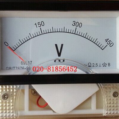 交流电压表69L17-450V 69L17-500V 69L17-600V 69L17-V GB/T7676