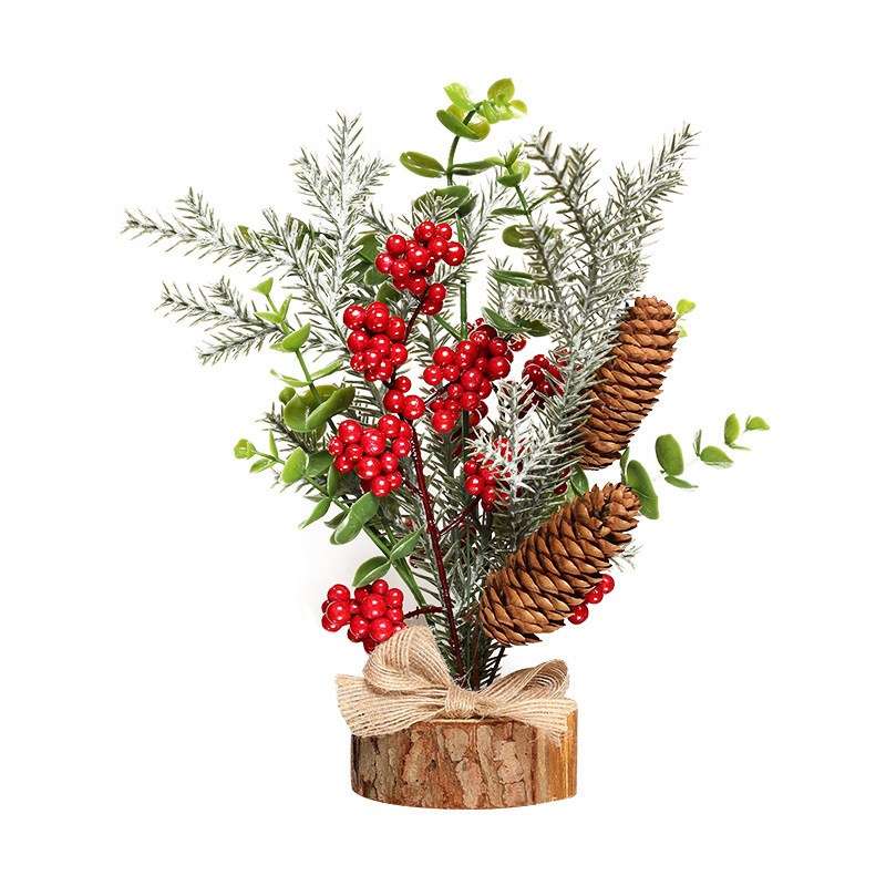 新款家用迷你圣诞树diyt桌面摆件圣诞节装饰场景布置装扮用品摆台