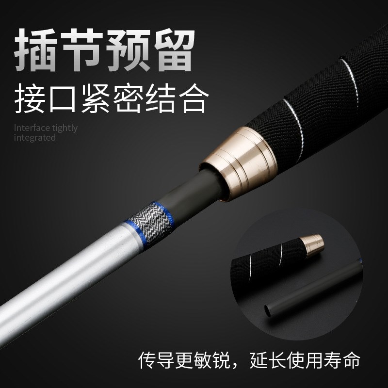 近海船钓竿铁板竿120#实心海钓竿路亚釣鱼R杆碳素威海渔具