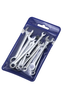 小号迷你微型超薄10件套装梅花开口两用扳手4-11mm英制5/32-7/16