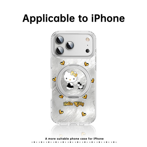 新款联名KT猫支点壳苹果手机适用