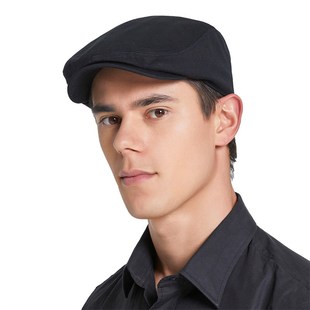 纯色鸭舌前进帽女画家贝雷帽春夏跨 帽子批i发英伦风男士 新款 韩版