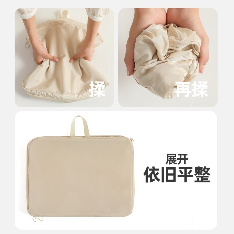羽绒服收纳压缩袋卧室家用防尘收纳包旅行便N携收纳衣物裤子整理