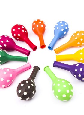 跨境彩色波点气球创意乳胶气球x派对装饰布置用品加厚Balloons