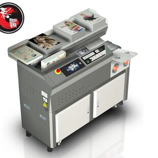 机触摸屏侧胶高速标书装 惠宝彩霸K3 K7全自动胶装 订