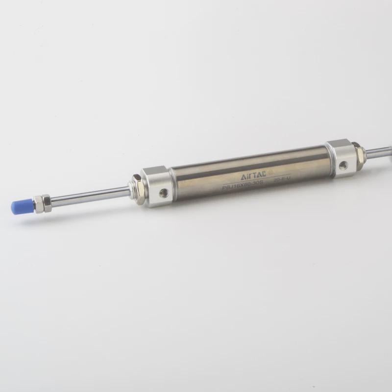 亚德客气动行程可调小型不锈钢笔形迷你气缸PBJ16X5*10R 15 25 50