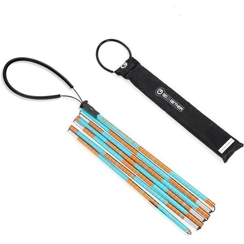 户外雪崩探杆雪地探测杆铝合金搜救工具雪地深R度测量器专业装备