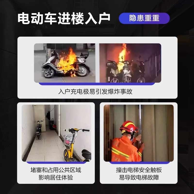 大华防电动车检测监控摄像头防电瓶车禁止进入电梯系统专用4443C