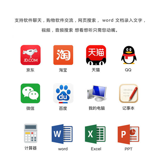 语音转文字麦克风USB输入器设备说话识别打字录入神器电脑转文字