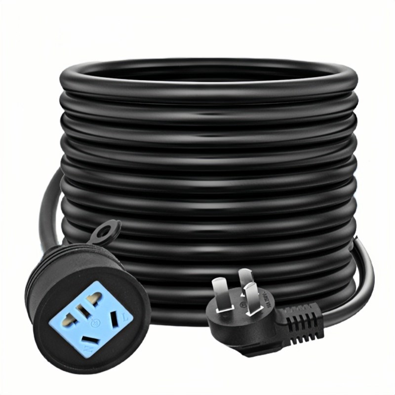 6平方16A接地宝插座适用比亚迪北汽新能源电动汽车充电延长线插板