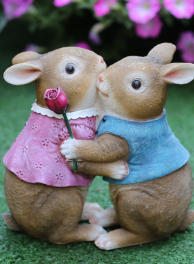 清仓库存处理 户外花园庭院装饰品园艺摆设仿真动物摆件工艺品