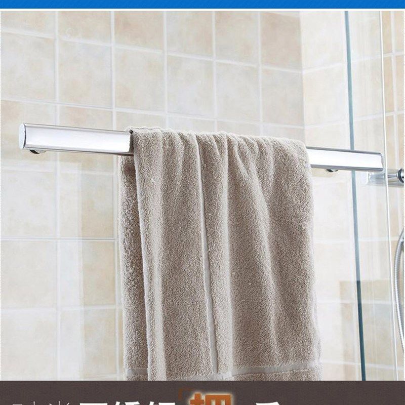 加厚304不锈钢淋浴房单面拉手玻璃移门横装方管把手机械设备扶手