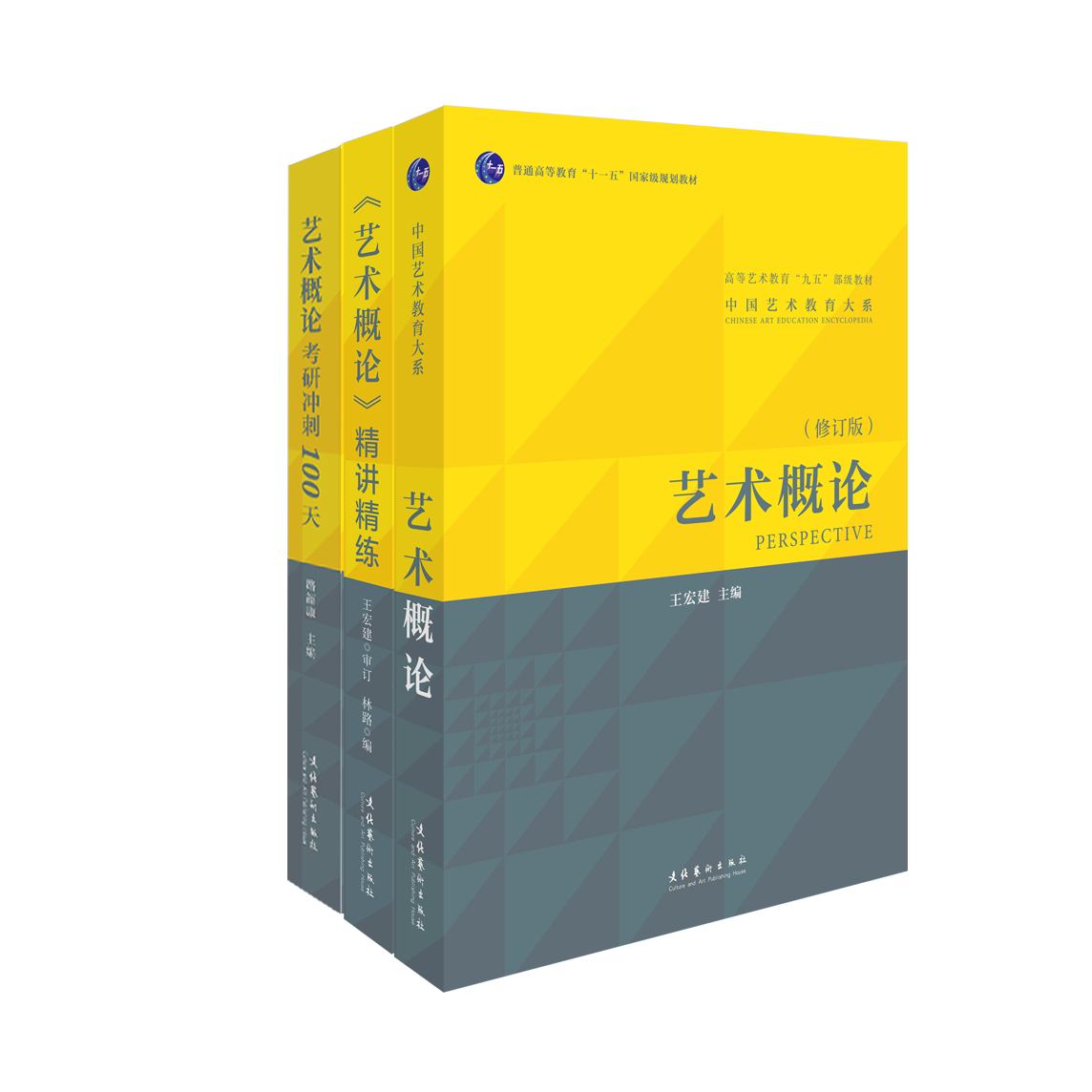 《艺术概论》王宏建+《艺术概论》精讲精练+艺术概论考研冲刺100天(全3册) 文化艺术出版社 王宏建 等 编
