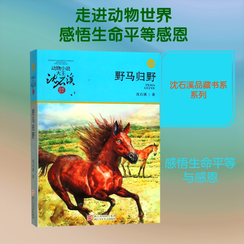 野马归野/动物小说大王沈石溪品藏书系(升级版) 浙江少年儿童出版社 沈石溪 著 儿童文学图片