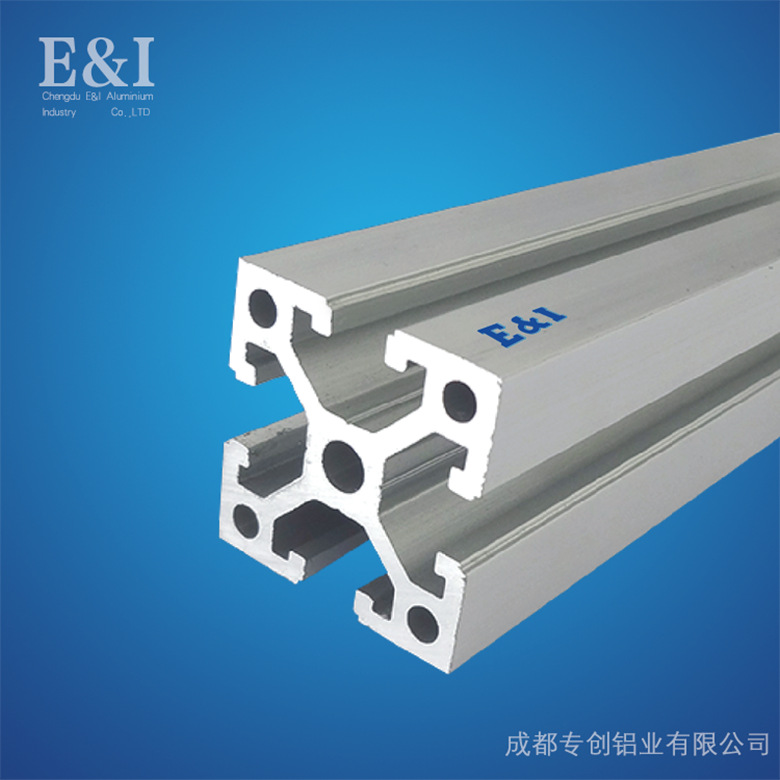 厂家现货直销工业铝型材4040F铝合金型材6063-T5阳极银白氧化铝材