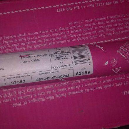 德国蒂森Thermanit MTS3焊丝/ER90S-B9焊丝 T91/P91焊丝