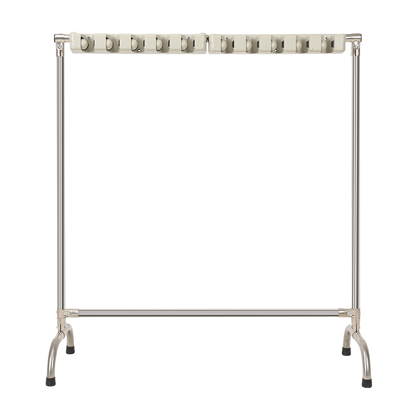 86M0不锈钢放拖把架子沥水拖把架落地式拖布架扫把架挂钩卫生工具