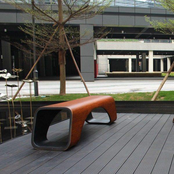 玻璃钢休闲椅公园长凳户外创意等候椅子商场休息椅广场公众椅