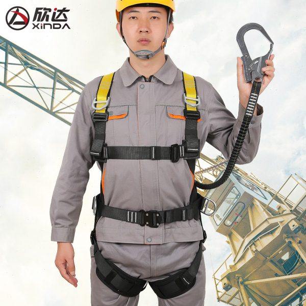欣达五点式高空作业全身安全带工地空调外墙施工防坠落保护安全绳,户外/登山/野营/旅行用品,安全带,淘宝优惠券,粉丝福利购,淘宝优惠卷