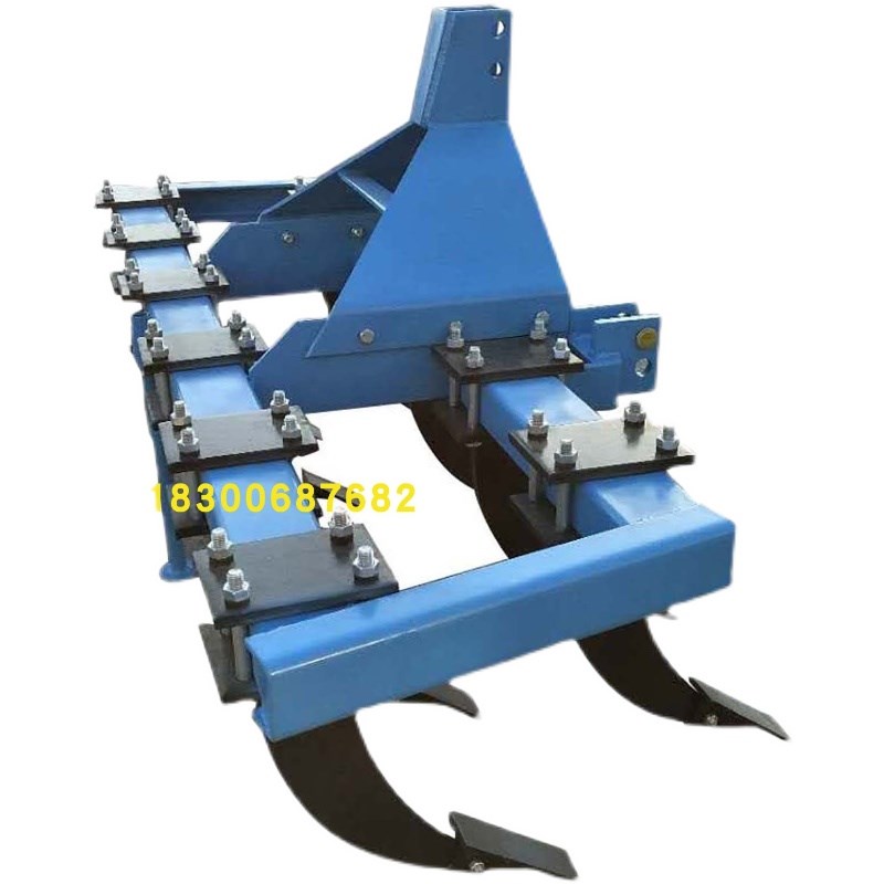 深松机 深松犁耕地机四轮拖拉机带中耕机 除草松土机W .9齿深松机