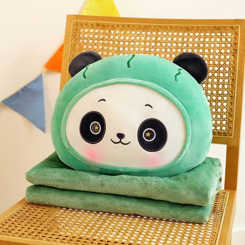 4抱枕被子两用二合一四季通用办D公室午睡毯子靠枕冬季折叠车用