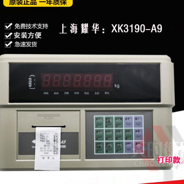 上海耀华XK3190-A9地磅显示器XK3190-A9B4地磅称重仪表磅头