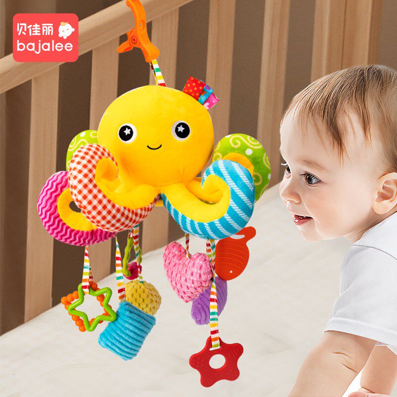 婴儿车玩具挂件拉拉乐推车床铃摇铃车载风铃挂饰安全座椅安抚宝宝