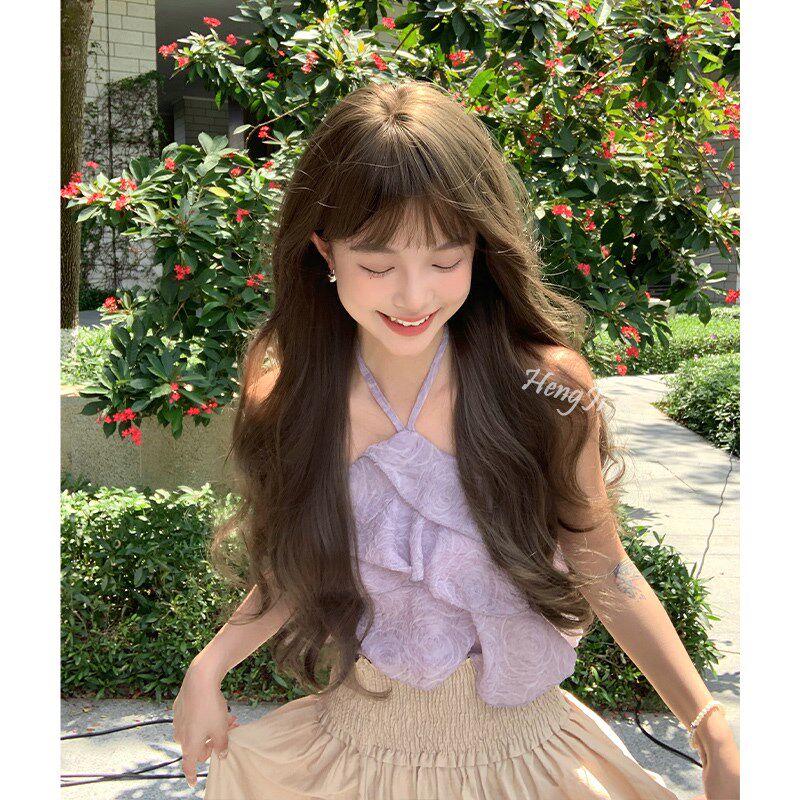 哼唧假发女长发全头套长卷发日常自然法式大波浪仿全真人发假发套