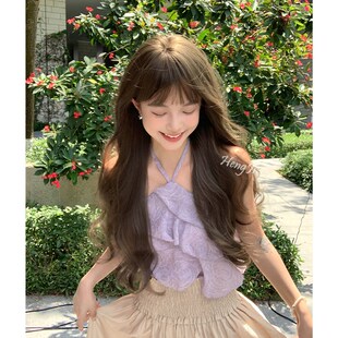 哼唧假发女长发全头套长卷发日常自然法式大波浪仿全真人发假发套