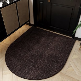 入户门地垫玄关满铺耐脏地毯拱形进门门垫家用防滑脚垫可裁剪垫子