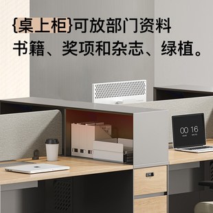 圣奥简约现代职员屏风工位2/4/6人组合卡座sunon灵多办公桌家具