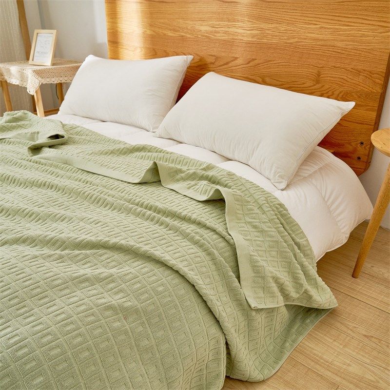 毛巾被纯棉100全棉老式提花夏季薄款怀旧高端盖毯子加厚不掉毛