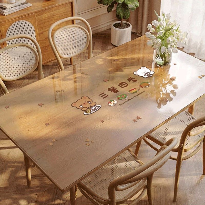 透明软玻璃桌垫防水防油免洗pvc餐桌桌布长方形茶几桌面保护垫子,居家布艺,桌布,淘宝优惠券,粉丝福利购,淘宝优惠卷