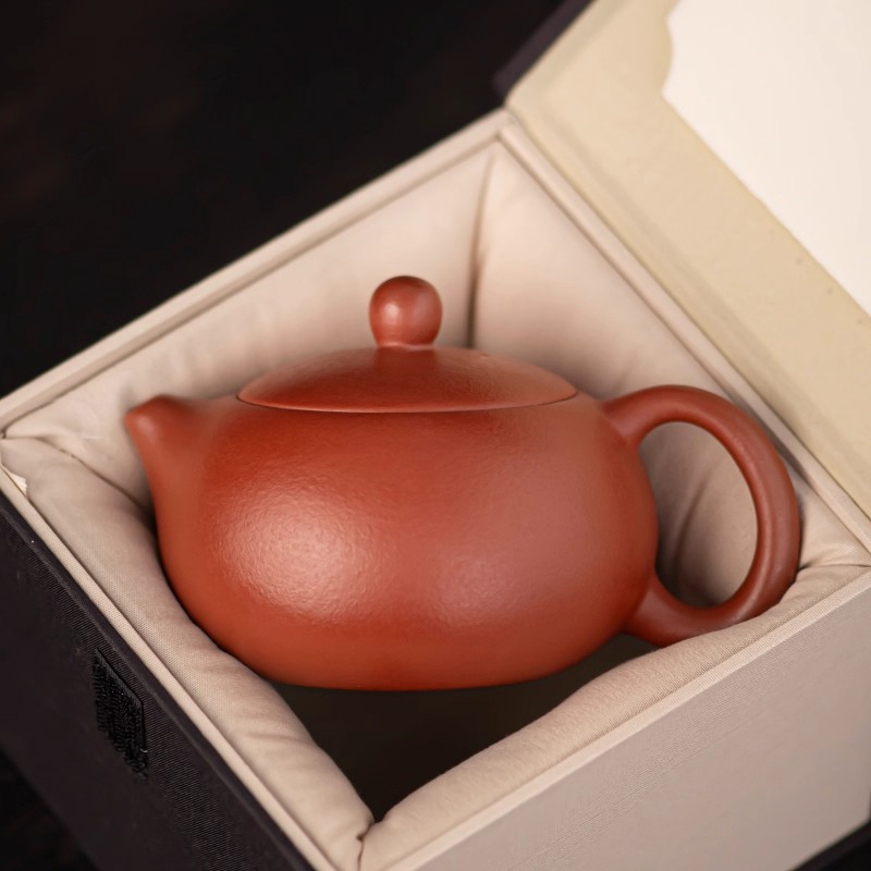 梨皮朱泥紫砂壶中式功夫茶具