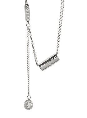 欧美网红直播爆款几何字母吊坠时尚大气不掉色饰品项链Z女潮流配