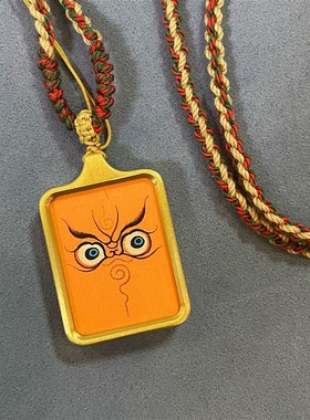 纯铜唐卡吊坠十二生肖八大守护神景区寺院纪念品批T发大黑天配饰