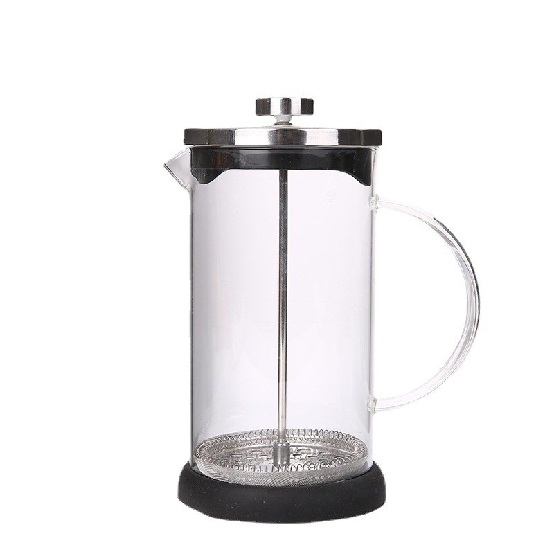 玻璃手柄法压壶咖啡过p滤器冲茶器法式虑压壶冲茶器家用手压冷萃