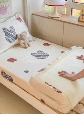 全棉一米二薄床垫子母床专用1米35的床笠1米x2米 135x200 150x200