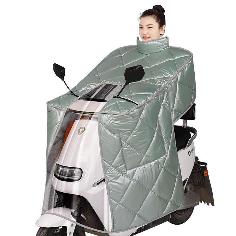 电动车挡风被冬季加绒加厚防水加大电瓶车防雨罩保暖防风秋冬新款