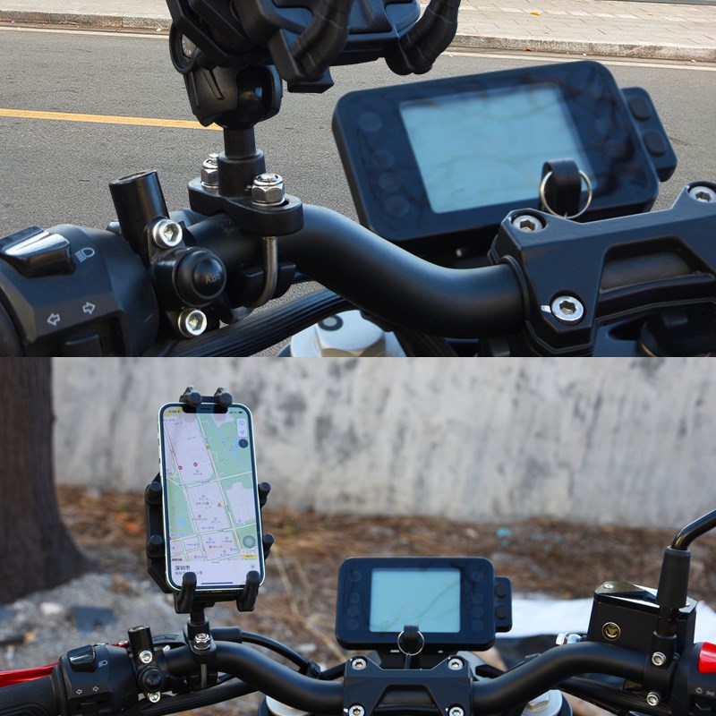 502c贝纳利龙卷风252R/302R摩托车手机支架黄龙300 600导航支架