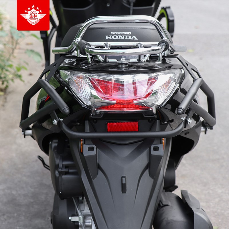 生林适用摩托车新大洲本田NS125D保险杠前后护杠改装件防摔防撞杠