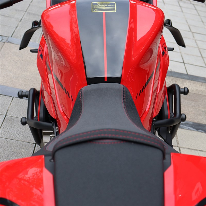 适用QJ赛800双弹簧头竞技杠防摔杠跑车护杠保险杠摩托车改装配件