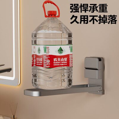 可折叠吸盘毛巾挂杆卫生间免打孔浴室神器多功能壁挂收纳晾晒浴巾