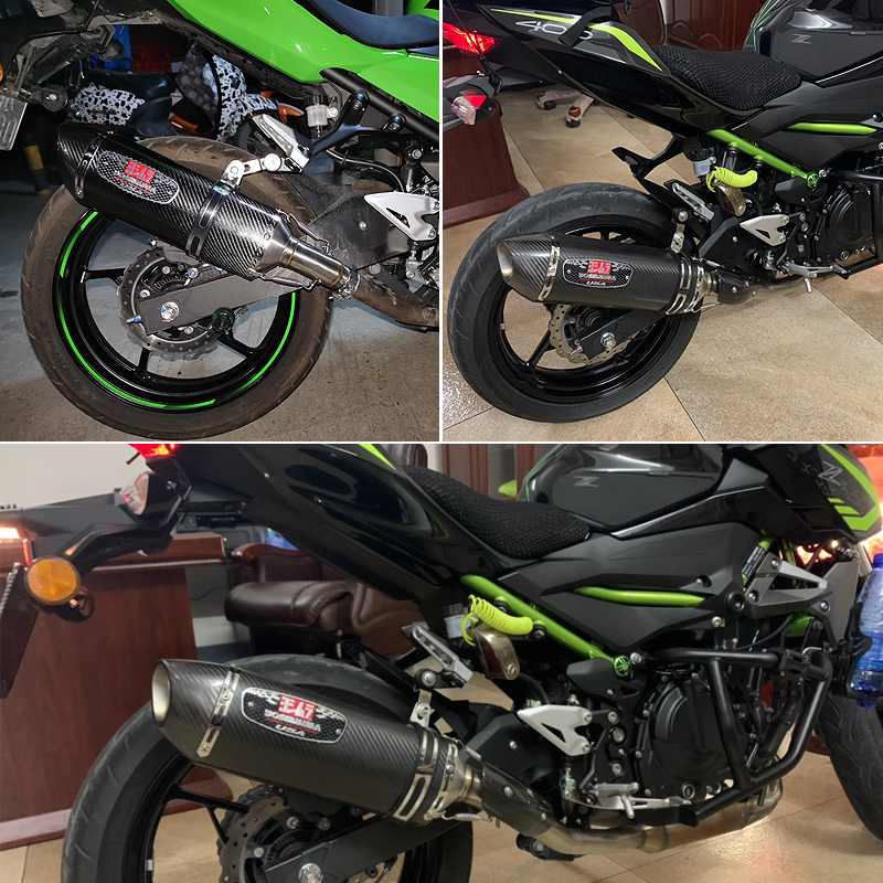 摩托车17 18 19年川崎小忍者Z400中段NINJA400 250改装天蝎排气管